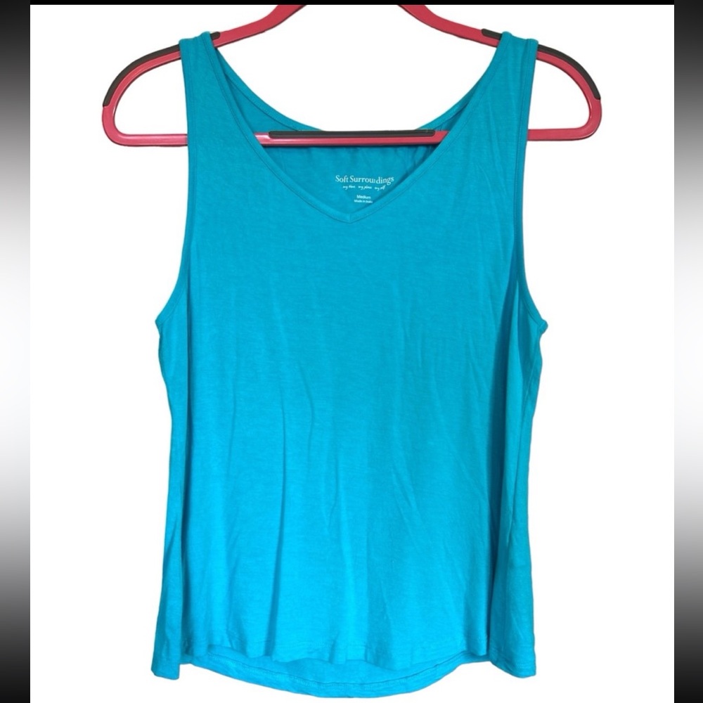 Soft blue tank top